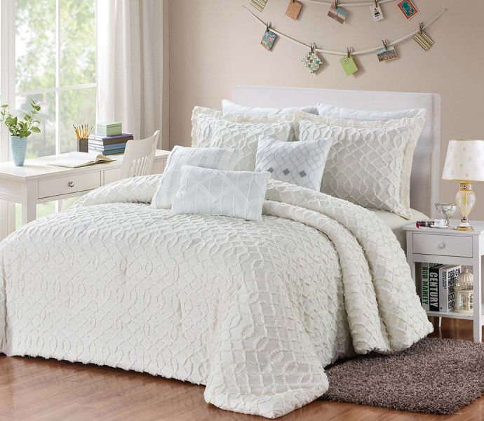 Tufted Cotton Comforter Set